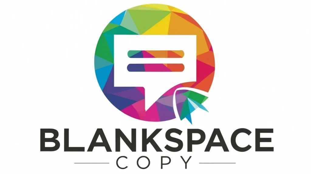 blank space copy and paste logo
